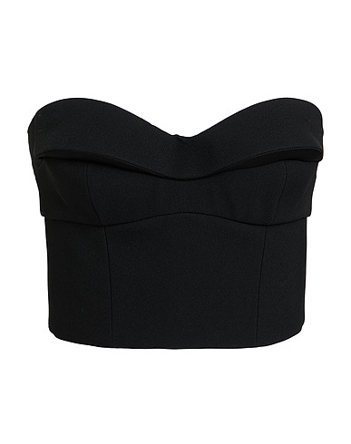 VERSACE Top Noir 70% Acétate, 30% Viscose