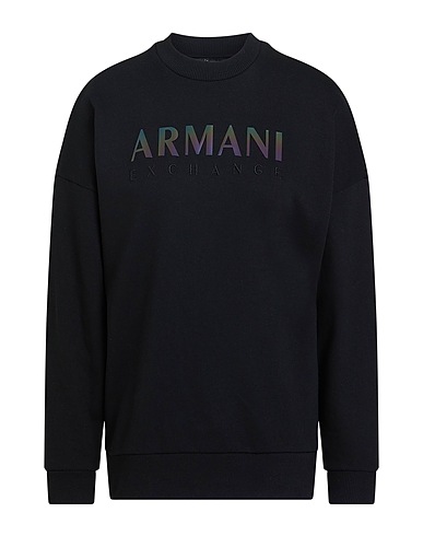 ARMANI EXCHANGE Sweatshirt Black 60% Cotton, 40% Polyester, Elastane