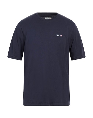AUTRY Basic T-Shirt Navy blue 100% Cotton