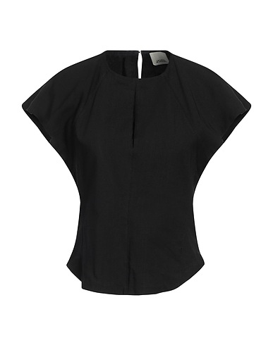 ISABEL MARANT Top Black 58% Hemp, 39% Viscose, 3% Elastane