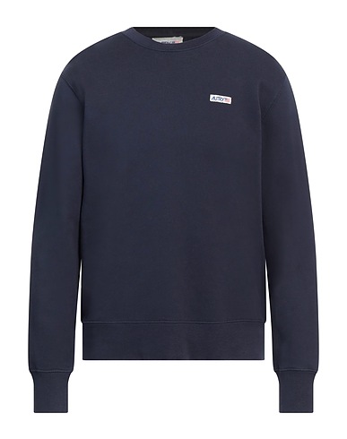 AUTRY Felpa Blu navy 100% Cotone, Elastan