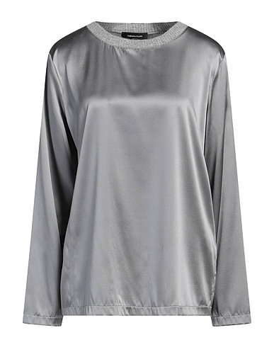 FABIANA FILIPPI Top Grey 96% Silk, 4% Elastane, Virgin Wool, Alpaca wool, Polyester