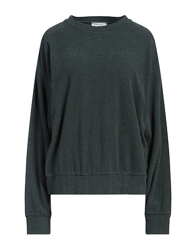 CROSSLEY Sweatshirt Dark green 50% Cotton, 50% Modal