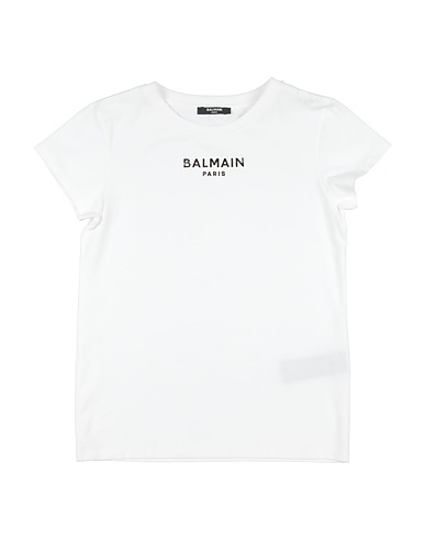 BALMAIN T-shirt BIANCO 95% Coton, 5% Élasthanne