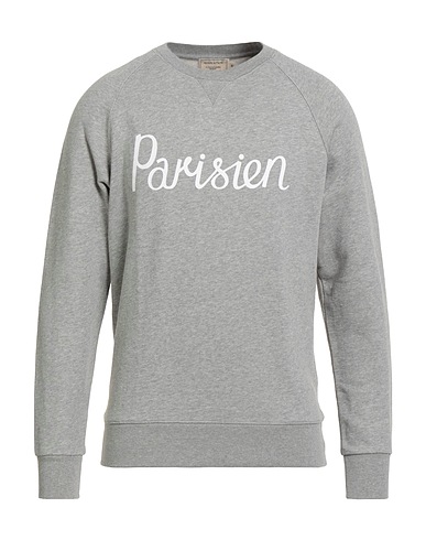 MAISON KITSUNÉ 트레이닝 상의 그레이 100% 코튼