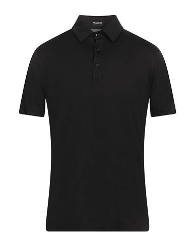FRANZESE COLLECTION Polo Nero 100% Cotone