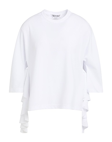 COMME des GARÇONS Ｔシャツ ホワイト ポリエステル 100%