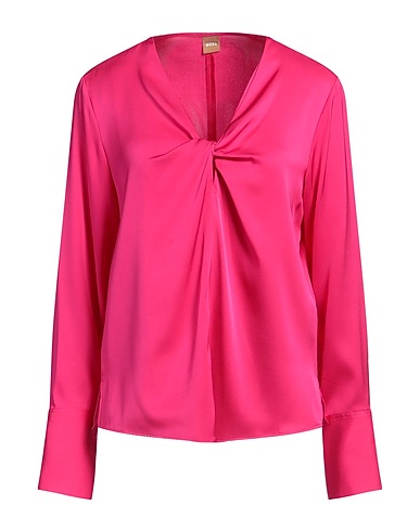 BOSS Top Fuchsia 90% Silk, 10% Elastane