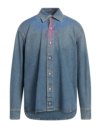 MARCELO BURLON Denim shirt Blue 100% Cotton