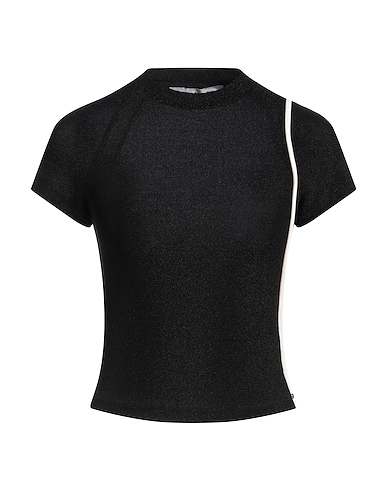 OTTOLINGER T-shirt Black 74% Polyamide, 23% Metallic fiber, 3% Elastane