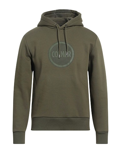COLMAR Hooded sweatshirt Military green 66% Cotton, 34% Polyester