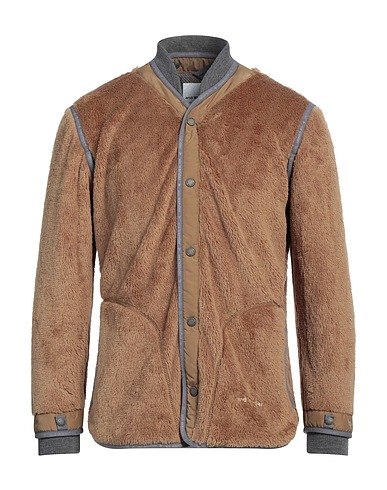 AND WANDER Teddy Coat Verde militare 100% Poliestere