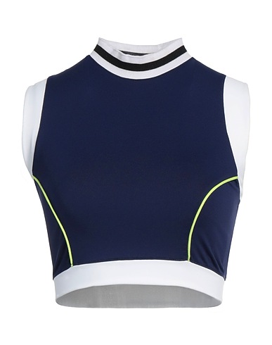 MSGM Top Blu notte 91% Poliammide, 9% Elastan