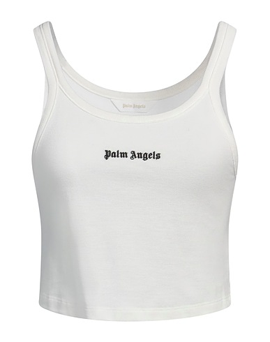 PALM ANGELS Canotta Off white 100% Cotone