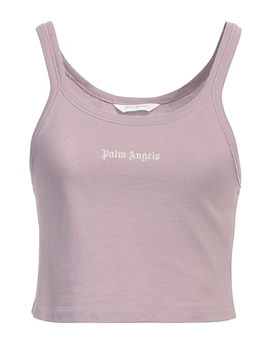 PALM ANGELS Canotta Rosa antico 100% Cotone