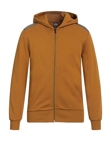 COLMAR Hooded sweatshirt Mustard 100% Cotton, Polyamide