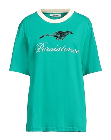 WALES BONNER T-shirt Green 100% Organic cotton