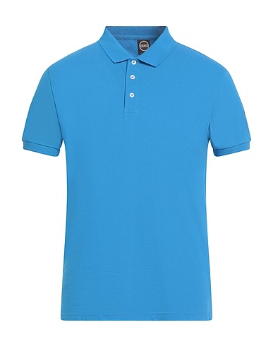 COLMAR Poloshirt Azurblau 96% Baumwolle, 4% Elastan