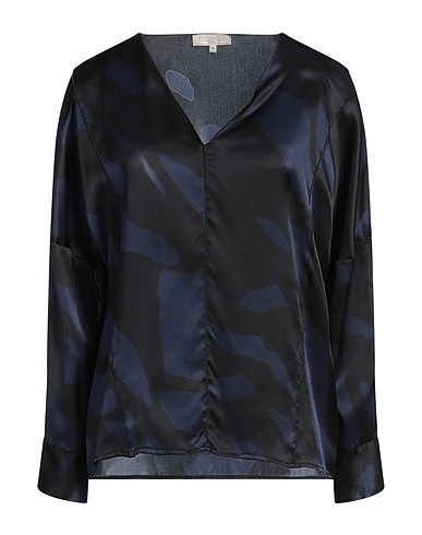 ANTONELLI Silk top Midnight blue 100% Silk