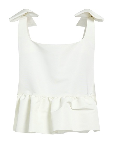 NINA RICCI Top White 100% Recycled polyester