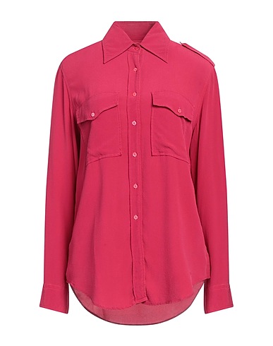 XACUS Solid color shirts & blouses 100% Silk