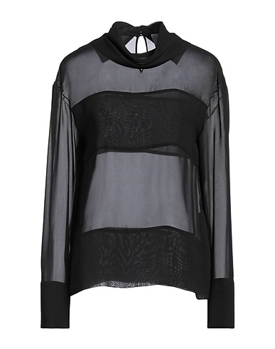 ERIKA CAVALLINI Top Black 100% Polyester