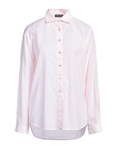 ANNECLAIRE Camicia a righe Rosa chiaro 58% Cotone, 42% Lino