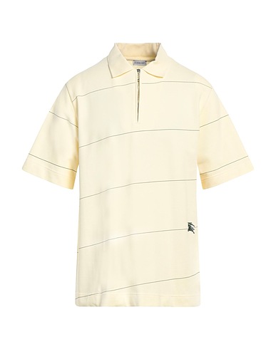 BURBERRY Poloshirt Pastellgelb 100% Baumwolle, Elastan