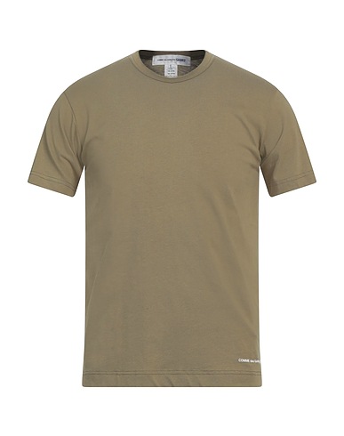 COMME des GARÇONS SHIRT Basic t-Shirt Στρατιωτικό πράσινο 100% Βαμβάκι