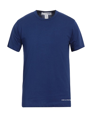 COMME des GARÇONS SHIRT Basic T-Shirt Blue 100% Cotton
