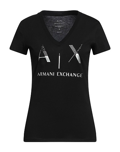 ARMANI EXCHANGE T-shirt Black 100% Cotton