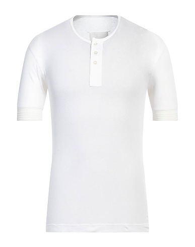 MAISON MARGIELA T-Shirt Weiß 70% Baumwolle, 30% Seide