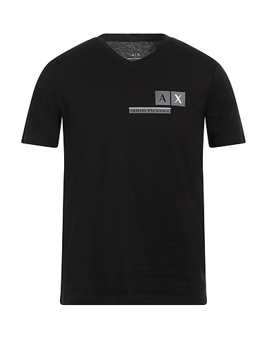 ARMANI EXCHANGE T-shirt Black 100% Cotton