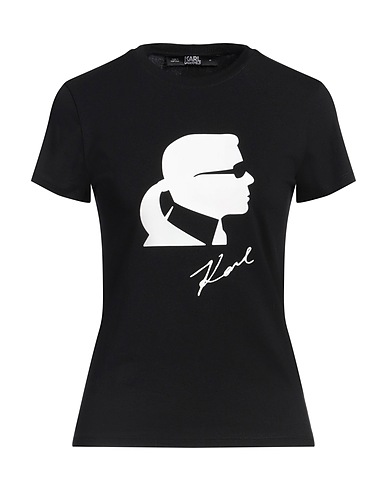 KARL LAGERFELD T-shirt Nero 95% Cotone, 5% Elastan