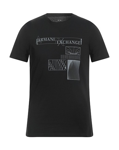 ARMANI EXCHANGE T-shirt Black 100% Cotton