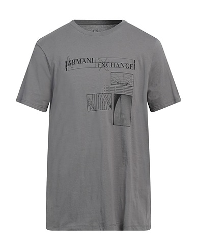 ARMANI EXCHANGE T-shirt Grigio 100% Cotone