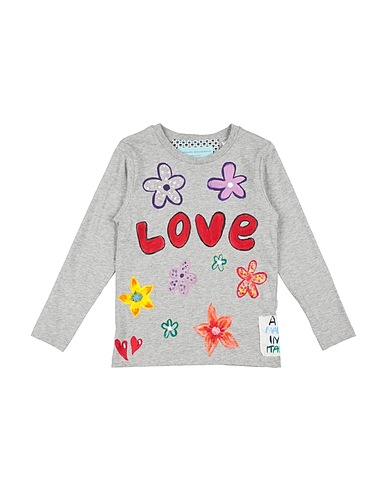 ALESSANDRO GHERARDESCHI T-shirt Light grey 100% Organic cotton