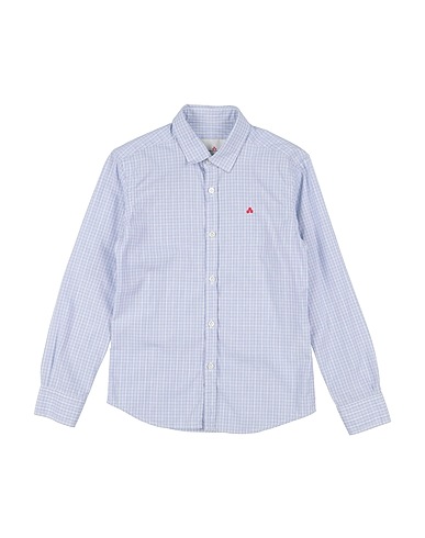 PEUTEREY Patterned shirt Light blue 100% Cotton