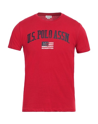 U.S.POLO ASSN. T-shirt Red 100% Cotton