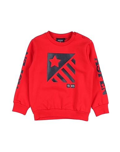 ASPEN POLO CLUB Felpa Rosso 95% Cotone, 5% Elastan