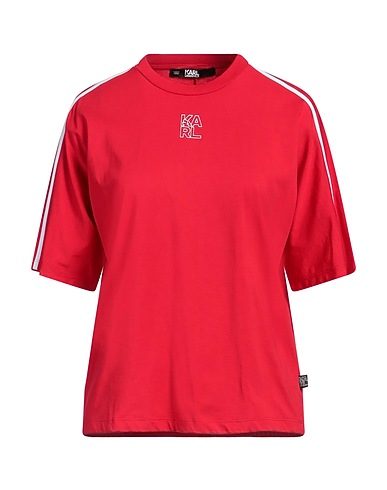 KARL LAGERFELD T-shirt Red 100% Organic cotton