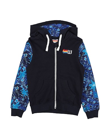 WAVES OF CALIFORNIA Felpa Blu notte 100% Cotone