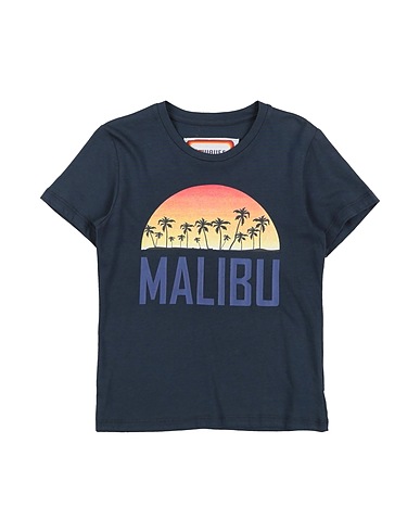 WAVES OF CALIFORNIA T-shirt Blu navy 100% Cotone