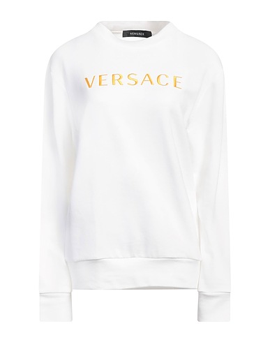 VERSACE Sweatshirt White 100% Cotton, Viscose