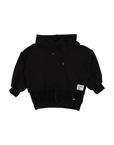 L:Ú L:Ú by MISS GRANT Hooded track jacket  Black 100% Cotton