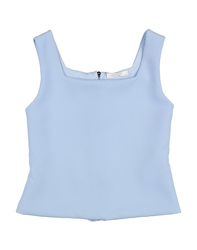 L:Ú L:Ú by MISS GRANT Top Light blue 89% Polyester, 11% Elastane