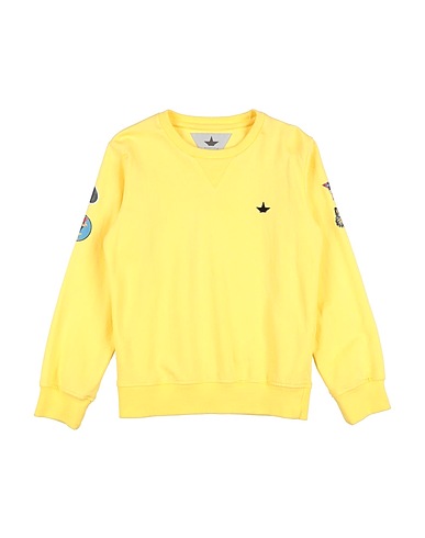 MACCHIA J Sweatshirt Yellow 100% Cotton