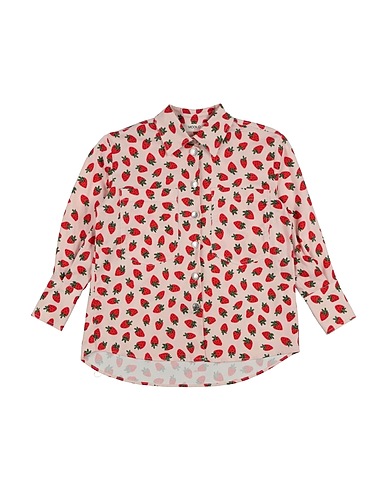 VICOLO Patterned shirts & blouses Pink 98% Cotton, 2% Elastane