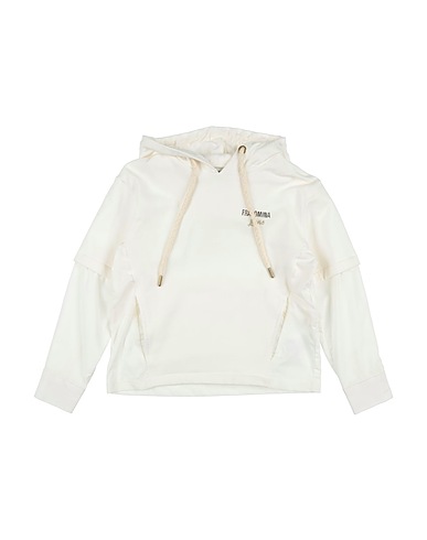 FRACOMINA MINI Sweatshirt White 95% Cotton, 5% Elastane