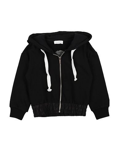 GAUDÌ Sweatshirt Black 95% Cotton, 5% Elastane